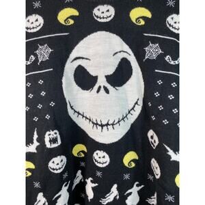 Disney Tim Burton Nightmare Before Christmas Size XL Jack Skellington Sweater